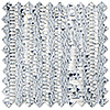 Cascade, Silver Stream - Twist&Fit Roman Blind